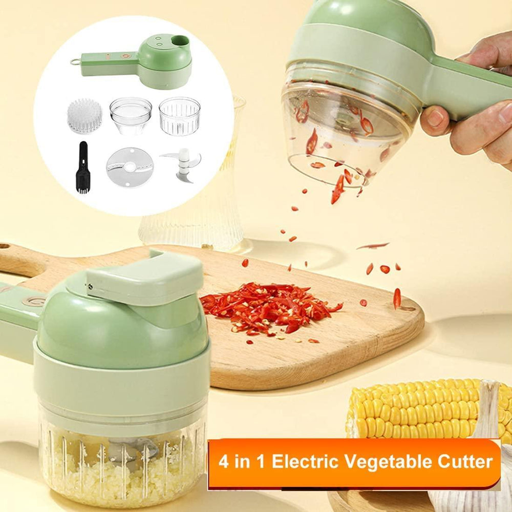 Save 30+ Minutes Every Day With This 4-in-1 Electric Cutter!
